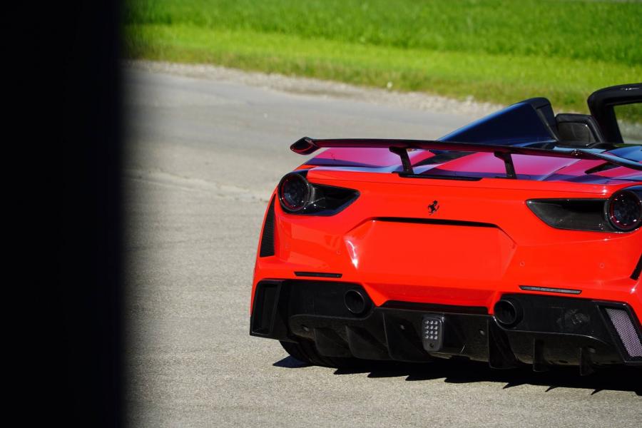Детали экстерьера Ferrari 488 Spider N-Largo by Novitec Rosso 2017 года  (фото 4 из 14)